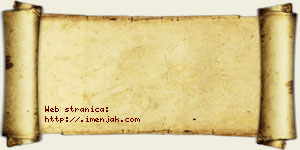 Jasmina Isaković vizit kartica